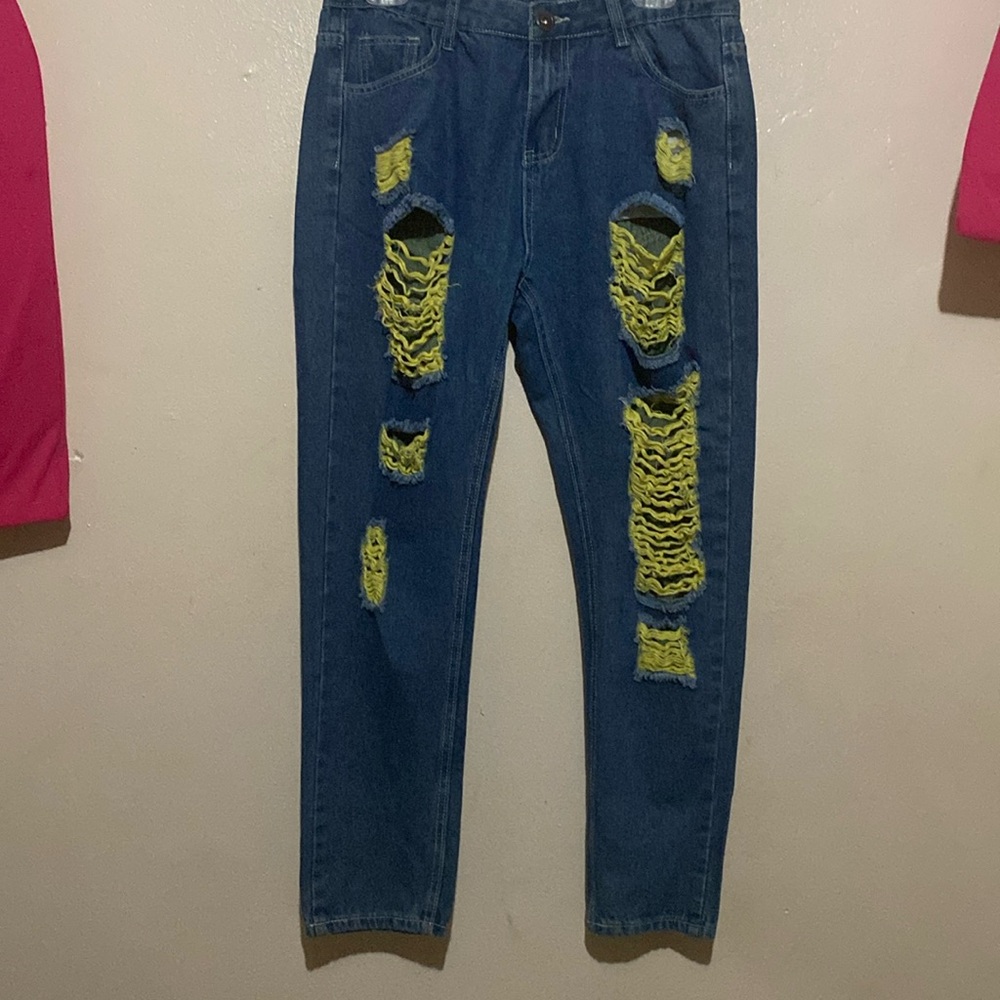 Distressed Jeans